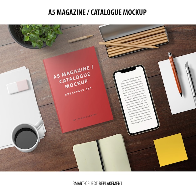 Download Mockup catalogo rivista | PSD Gratis