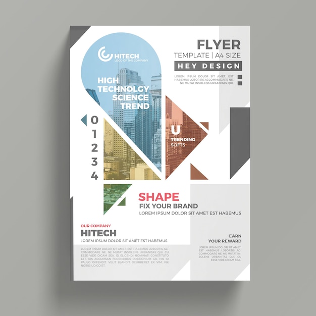 Download Mockup creativo de flyer | Archivo PSD Gratis