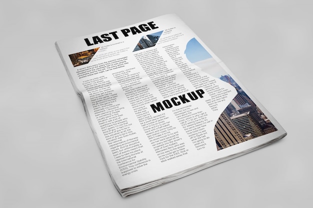 Mockup de jornal | Download PSD gratuito