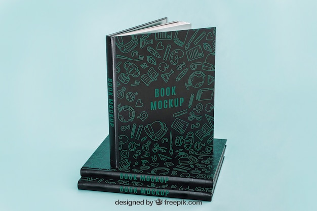 Download Mockup di copertina del libro scuro | Scaricare PSD gratis