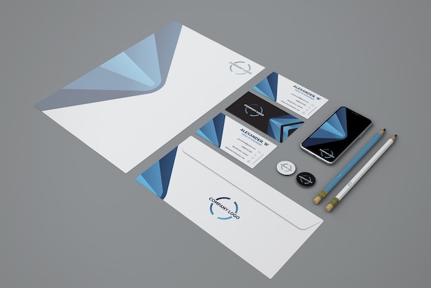 Download Mockup moderno stationery | Archivo PSD Gratis