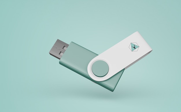 Download Mockup de pen drive para merchandising | Archivo PSD Gratis