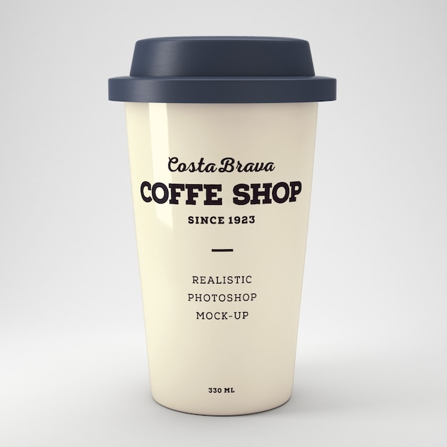 Download Mockup realista de taza de café | Descargar PSD gratis