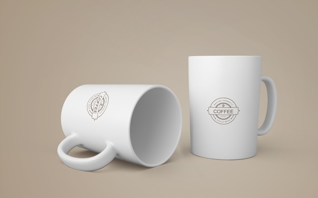 Download Mockup de taza de café para merchandising | Archivo PSD Gratis