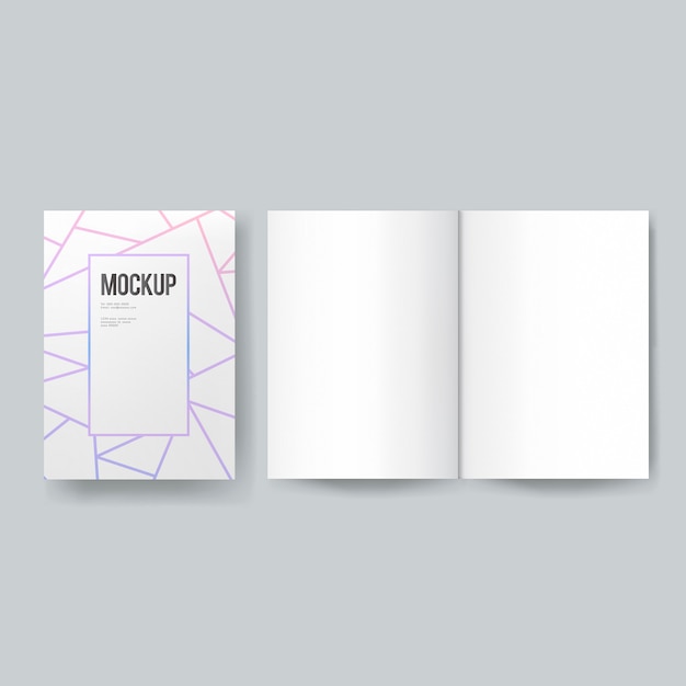 Download Plantilla de libro o revista en blanco | Archivo PSD Gratis