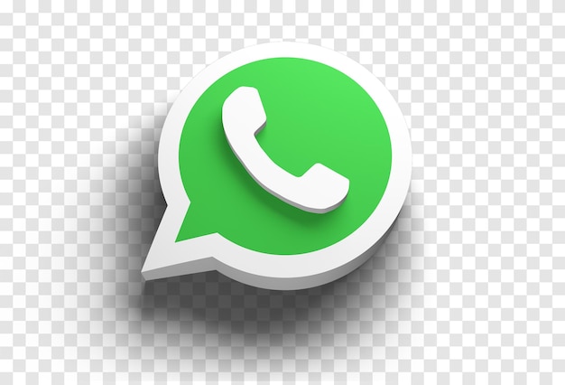 Render 3d Del Icono De Whatsapp Archivo Psd Premium
