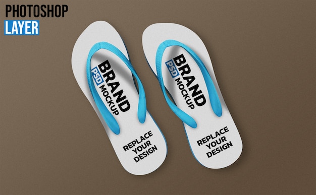 Download Slippers mockup design | Premium PSD Bestanden