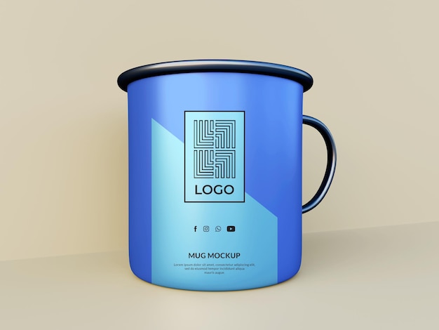 Download Taza Mockup 3d Render Realista Archivo Psd Premium