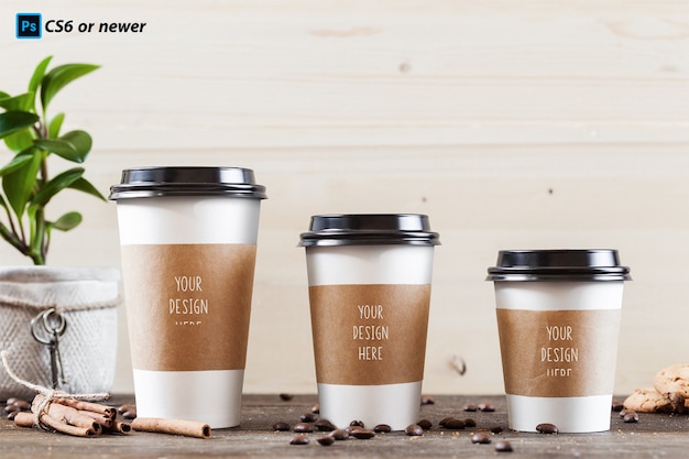 Tazza di caffè mock up Psd Premium