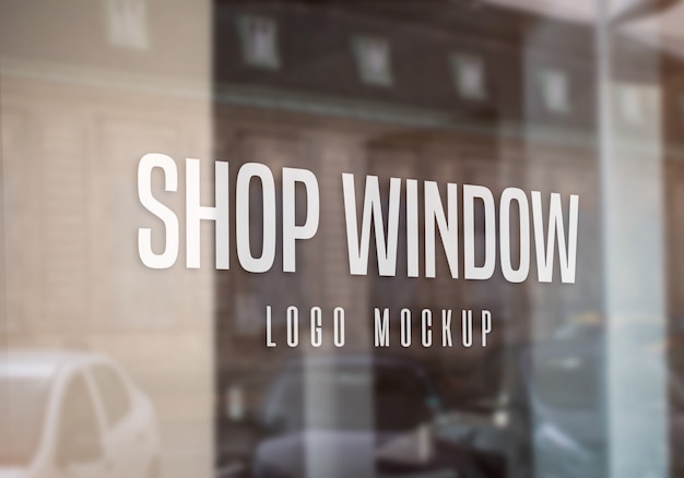 Download Vetrina logo mockup | PSD Premium