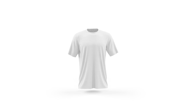 Download Wit t-shirt mockup sjabloon geïsoleerd, vooraanzicht | Gratis PSD Bestanden