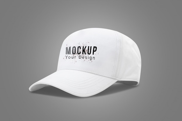 Download Witte baseball cap mock up sjabloon | Premium PSD Bestanden