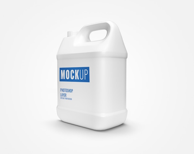 Download Witte gallon fles mockup | Premium PSD Bestanden