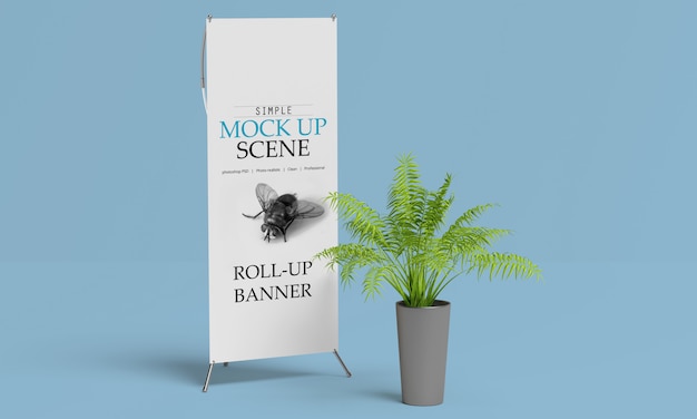 Download X-banner o roll up stand mockup | Archivo PSD Premium