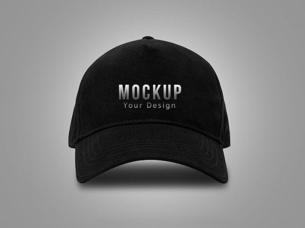  Casquette  Noire Pour Maquette PSD Premium