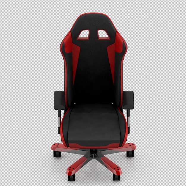 Chaise de bureau rendu 3d isolé PSD Premium