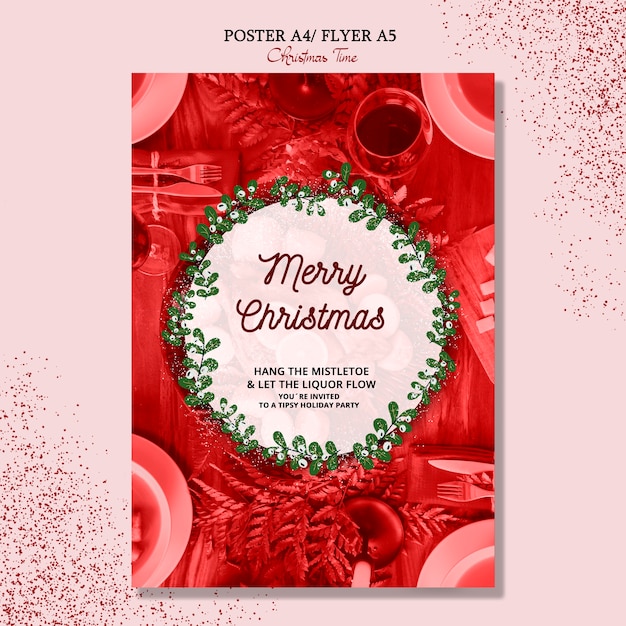 Concept D Affiche Joyeux Noel Psd Gratuite