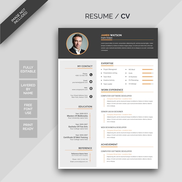  Cv  cv  T l charger PSD  Premium