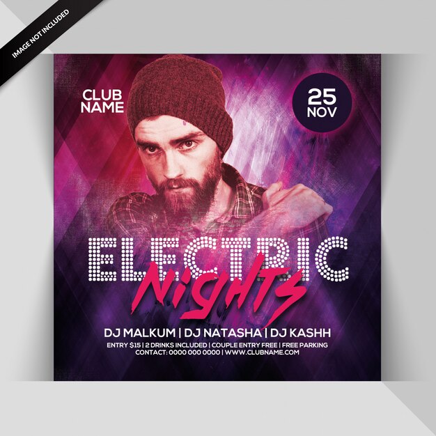 Flyer dj party PSD Premium