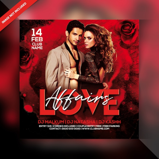 Flyer dj party PSD Premium