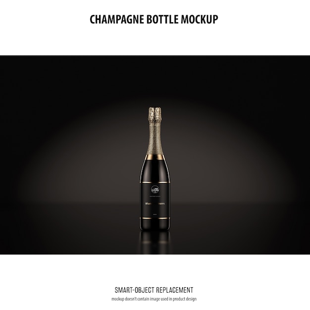 Bouteille De Champagne Psd 0 Modeles Psd Gratuits De Haute Qualite A Telecharger