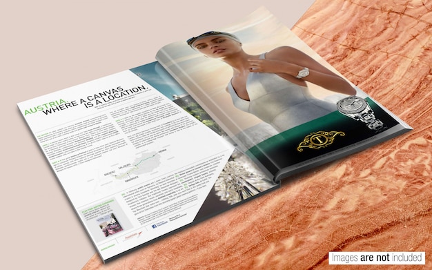 Maquette psd magazine PSD Premium