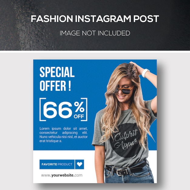  Mode  Instagram Post  PSD Premium