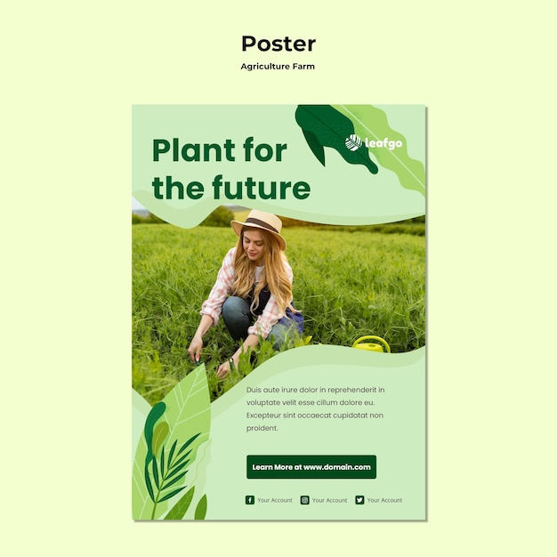 Mod le D affiche De Concept De Ferme Agricole PSD Gratuite mod-le-d-affiche-de-concept-de-ferme-agricole-psd-gratuite