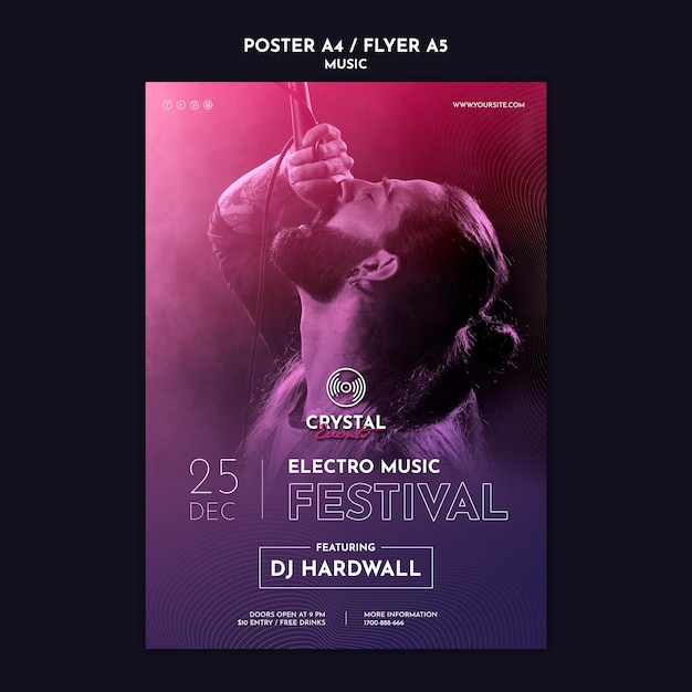 Images Affiche Concert | Vecteurs, photos et PSD gratuits