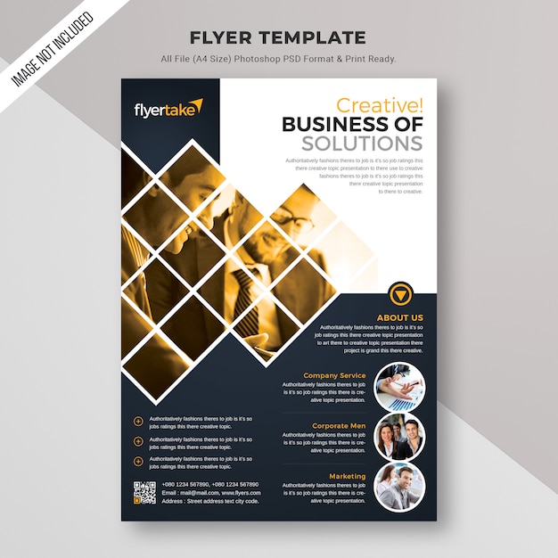 Modele De Flyer Moderne Psd Premium