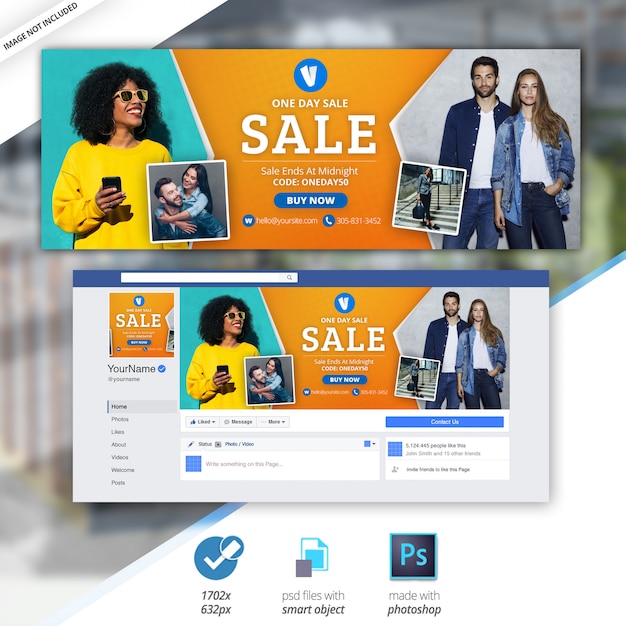 facebook banner psd