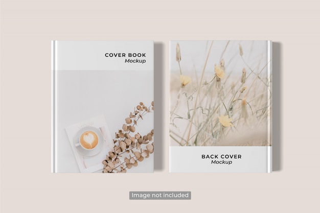 Download Capa E Contracapa Do Livro Mockup Psd Premium PSD Mockup Templates