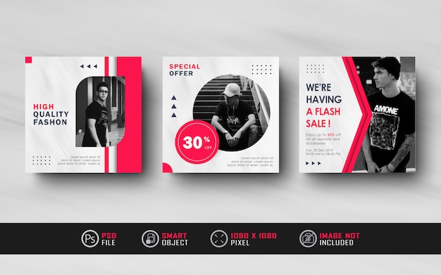 Colecao Minimalista Vermelho Branco Instagram Social Media Post Feed Banner Psd Premium 49 free premiere pro templates for instagram. https br freepik com profile preagreement getstarted 7253500