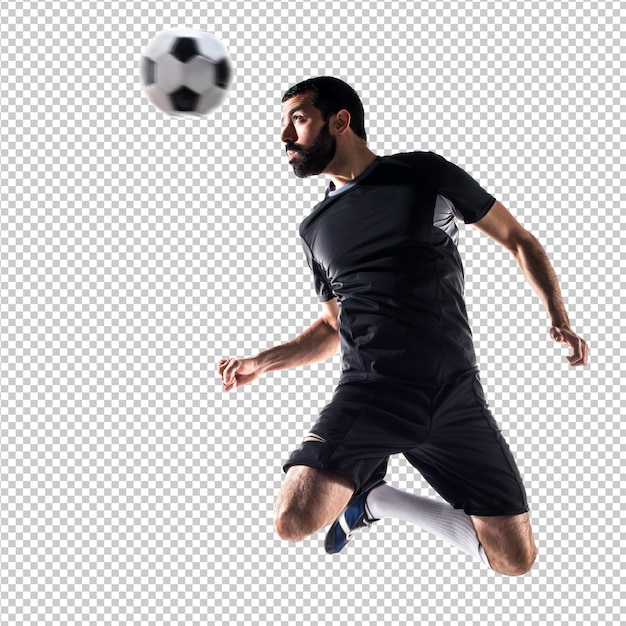 Homem jogando futebol | PSD Premium