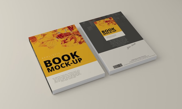 Download Livro de capa mole mock up | PSD Premium