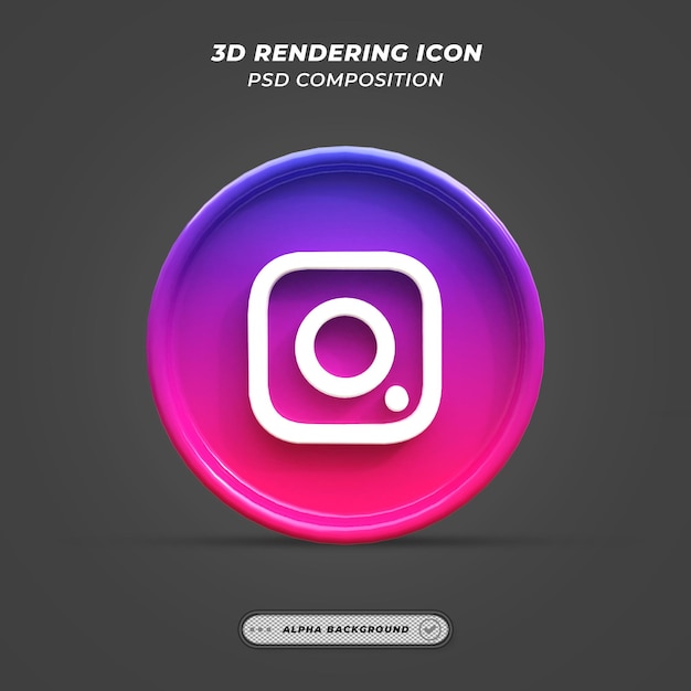 Logotipo Brilhante Do Instagram E Modelo De Postagem Em Mídia Social Psd Premium 2434