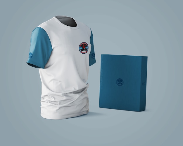 Download Maquete de camisa esportiva com logotipo da marca | PSD Grátis