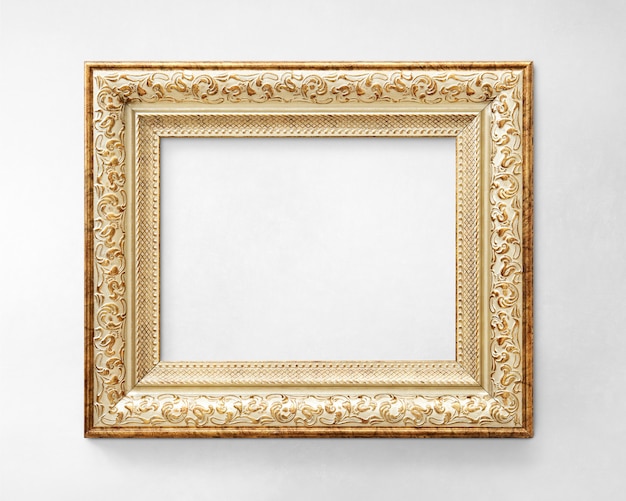 Maquete de moldura de ouro Psd Premium