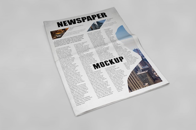 Mockup De Jornal Psd Grátis