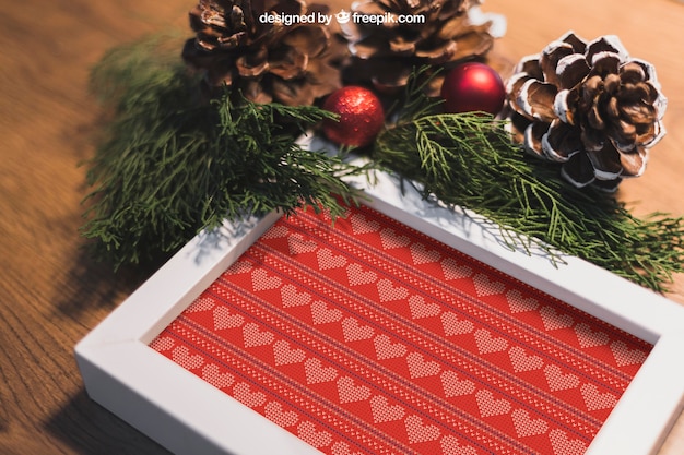 Download Mockup de natal com quadro | PSD Grátis PSD Mockup Templates