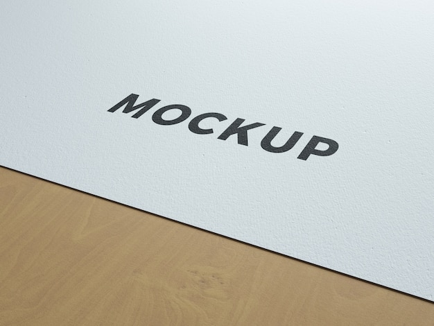 Download Mockup de papel natural | PSD Premium