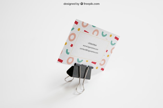 Download Mockup de papelaria com suporte com cartão de visita | PSD ...