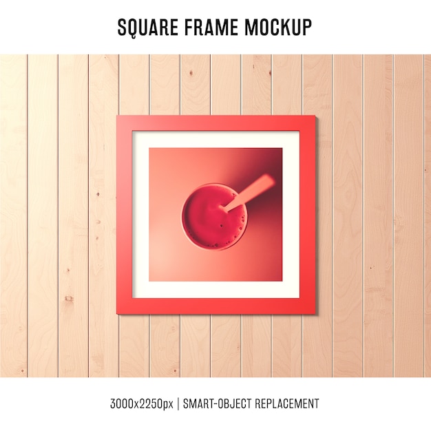 Download Mockup de quadro quadrado | PSD Grátis