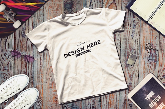 Download Mockup do t-shirt | PSD Premium