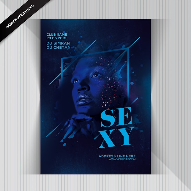 Panfleto de festa noite sexy Psd Premium