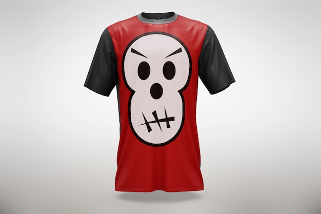 Download T-shirt vermelho mock up | Download PSD gratuito