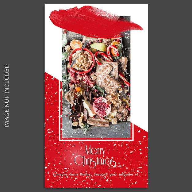 modele de maquette de photo de noel et bonne annee 2019 avec instagram psd premium - bonne anne photo instagram bonne annee 2019