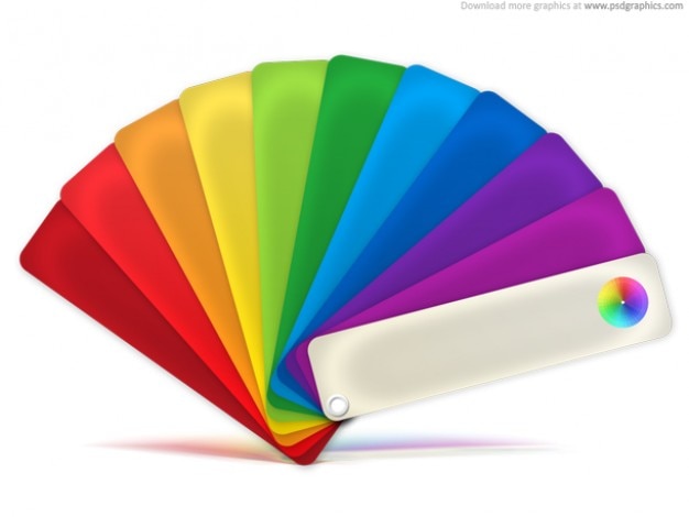 palette de couleurs ic u00f4ne  psd