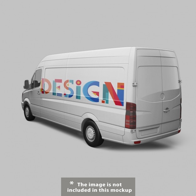 Download Van Mock-up-Design | Download der kostenlosen PSD