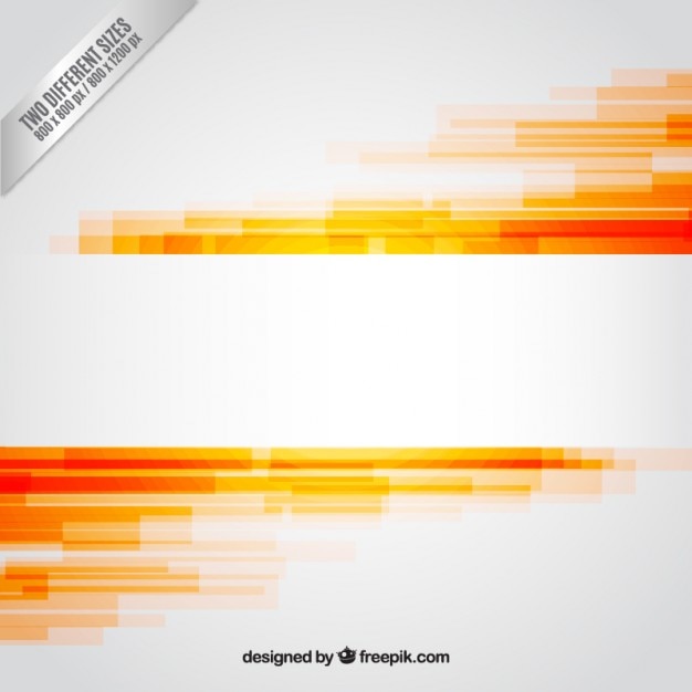 Abstract background dans les tons orange Vecteur gratuit